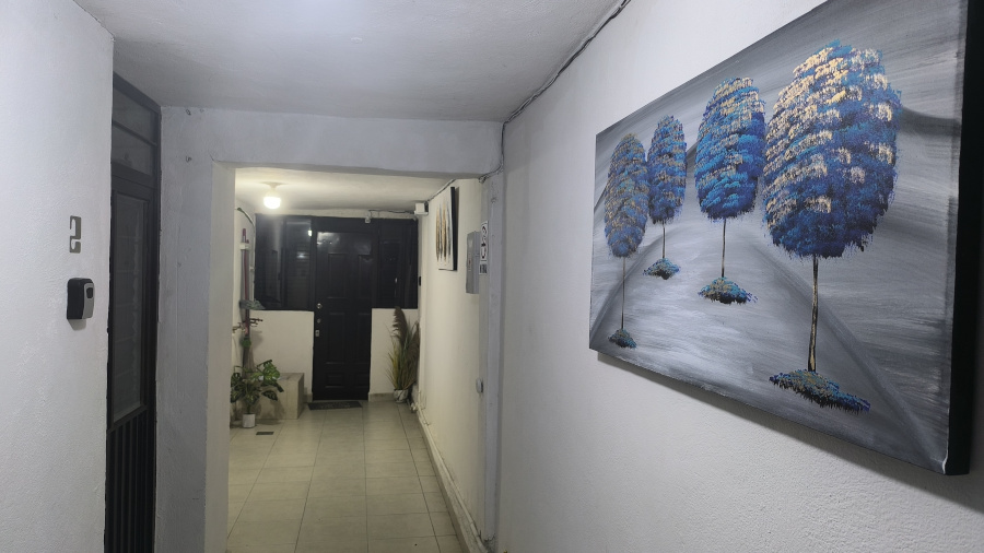 El pasillo comùn de los Lofts